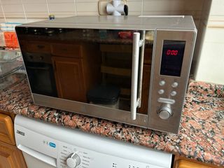 Microondas plateado