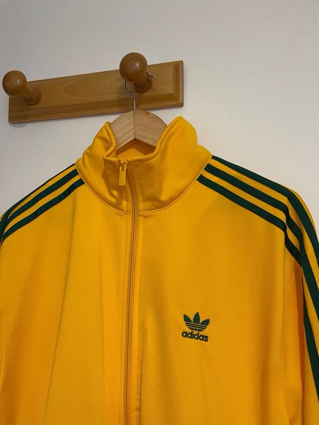 Chaqueta Adidas Firebird Amarilla Talla M Nuevo