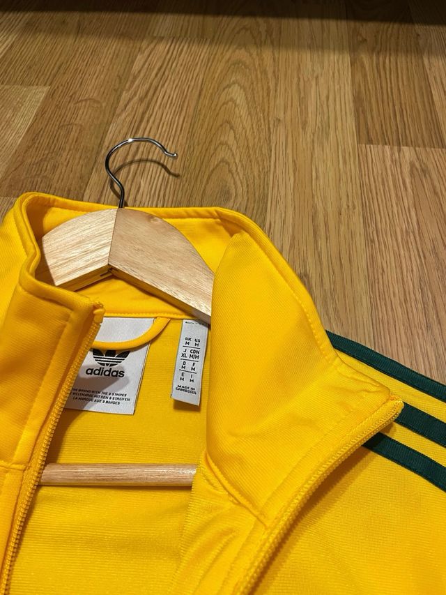 Chaqueta Adidas Firebird Amarilla Talla M Nuevo