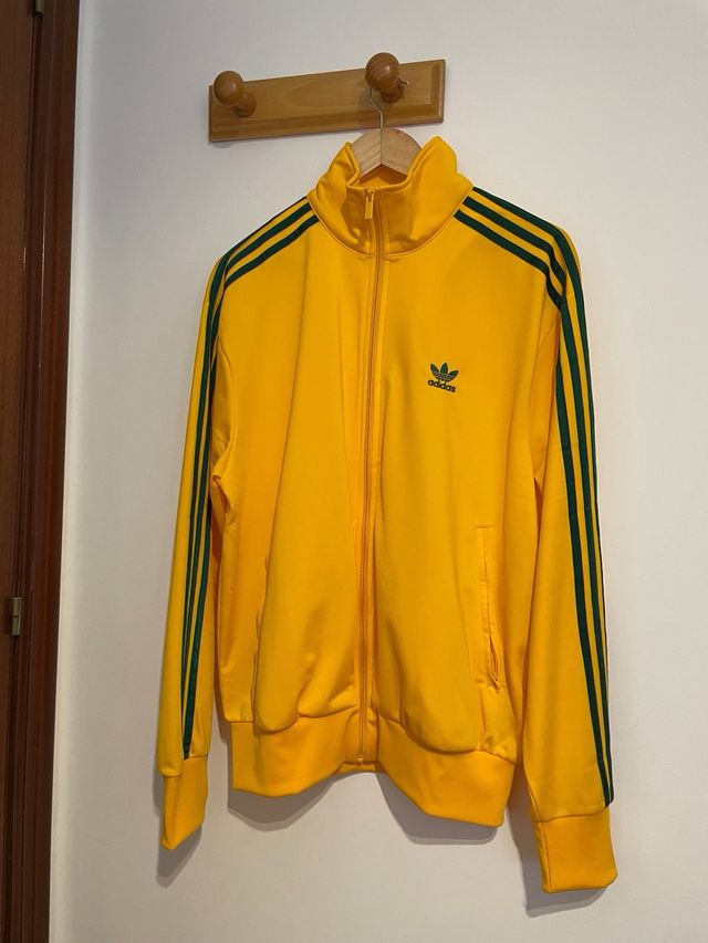 Chaqueta Adidas Firebird Amarilla Talla M Nuevo