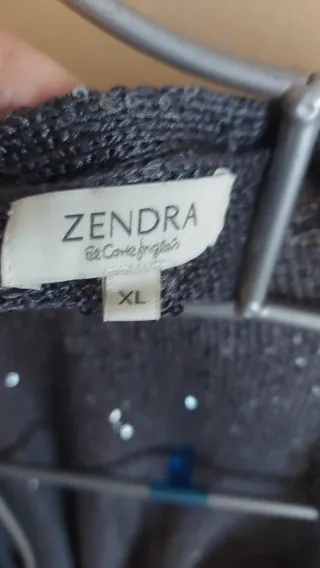 Chaqueta Zendra lentejuelas gris/plata