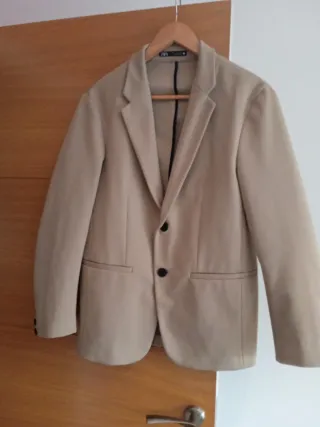 Americana Zara Chico Talla M Beige