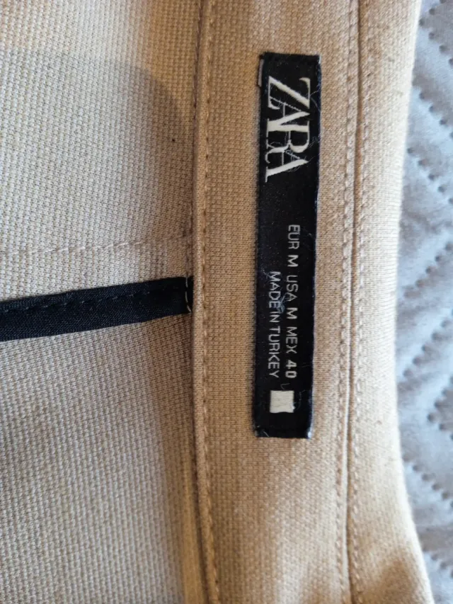 Americana Zara Chico Talla M Beige