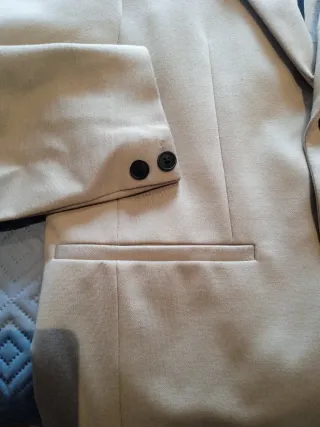 Americana Zara Chico Talla M Beige