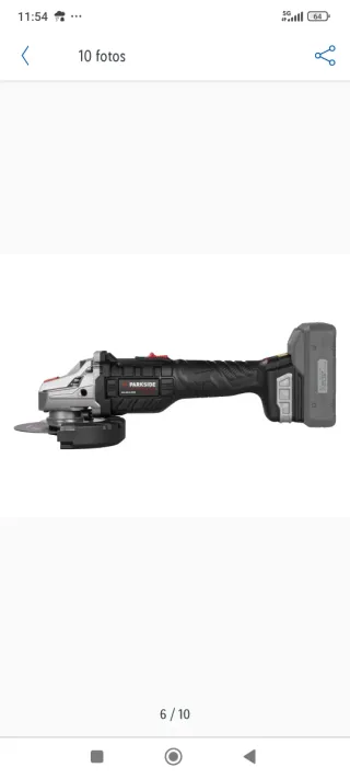 Amoladora Parkside Performance