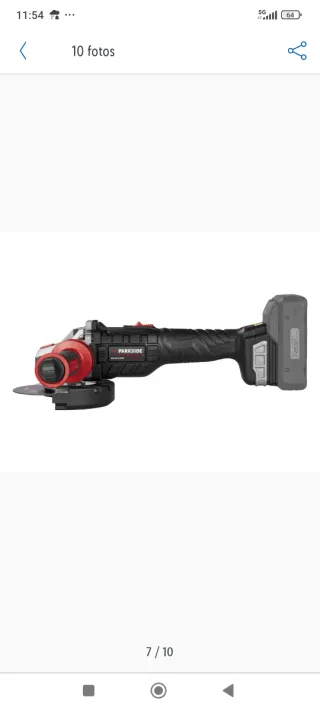 Amoladora Parkside Performance