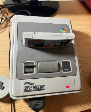 Super Nintendo Snes + Wario's Woods