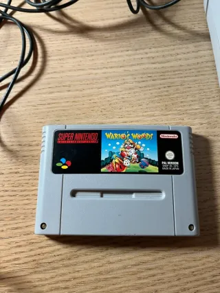 Super Nintendo Snes + Wario's Woods