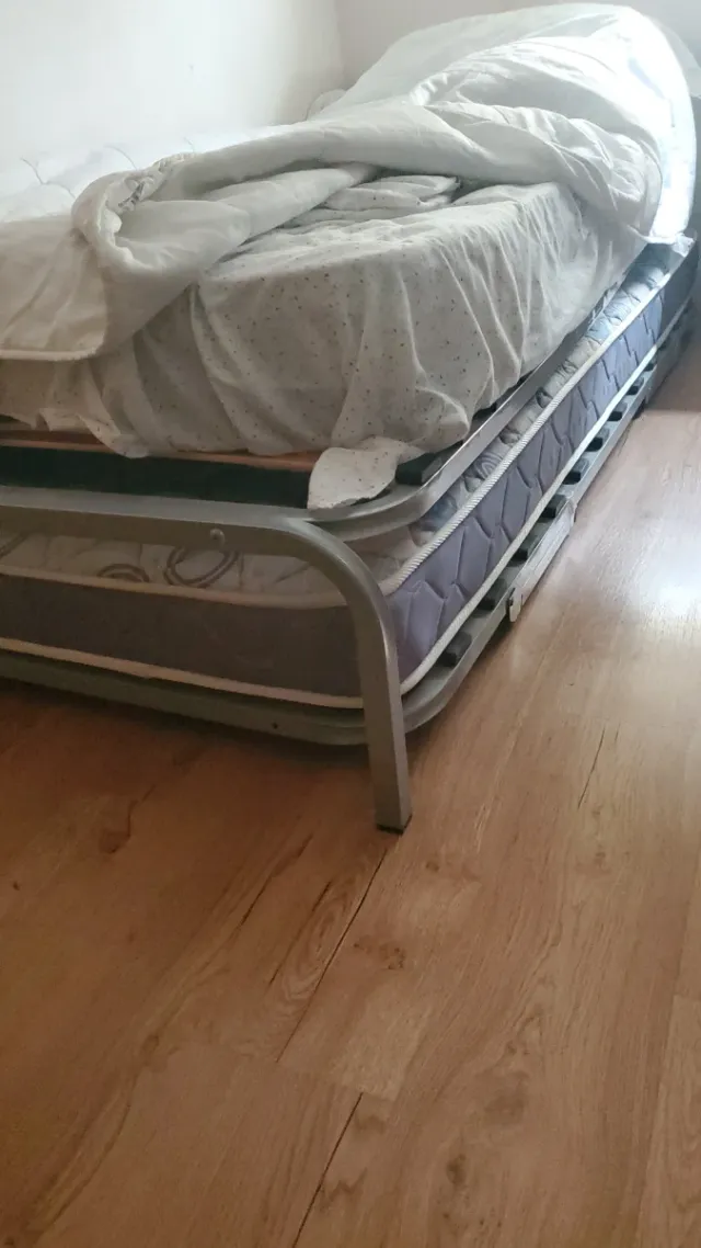 Cama Nido 2 Somieres Metal/Madera