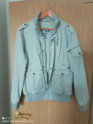 Cazadora hombre beige