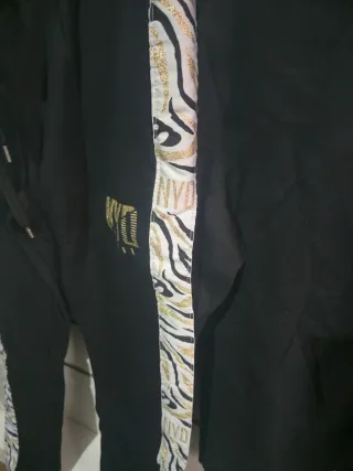 Chándal NYD Negro y Dorado Talla L