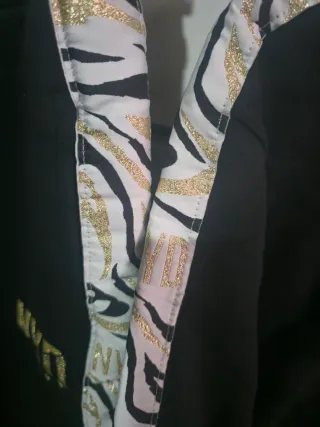 Chándal NYD Negro y Dorado Talla L