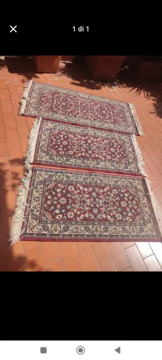 Tappeti rossi e beige