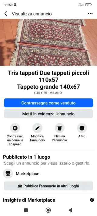 Tappeti rossi e beige