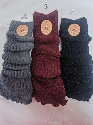 3 Pares Calentadores Lana Mujer Clazzy