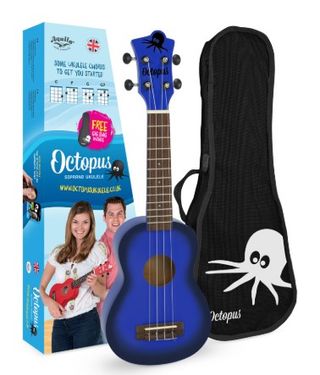 Ukelele Soprano Octopus Azul Oscuro Burst