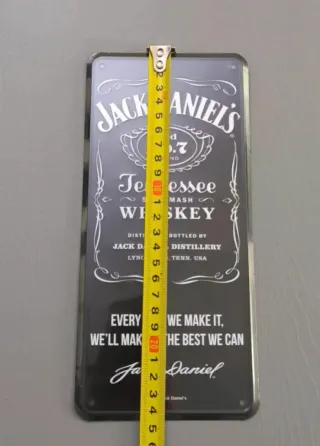 Chapa, placa, decoración Jack Daniel's