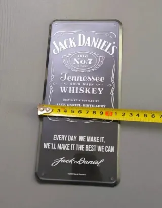 Chapa, placa, decoración Jack Daniel's