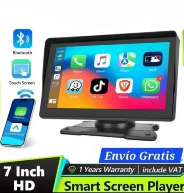 Schermo Smart 7'' Android Auto Carplay