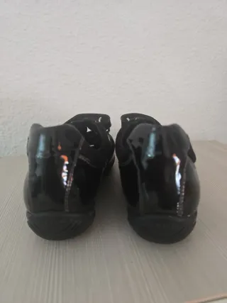 Zapatos de vestir negros para mujer, suela de goma