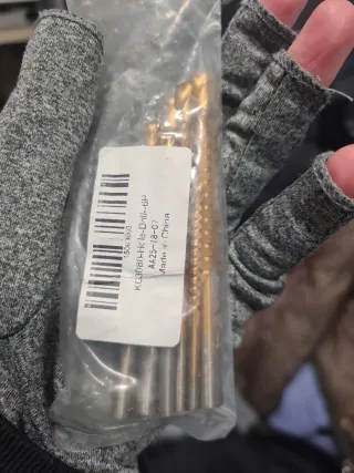 Brocas doradas para taladro