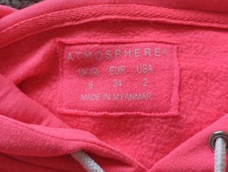 Sudadera rosa Atmosphere T-XS