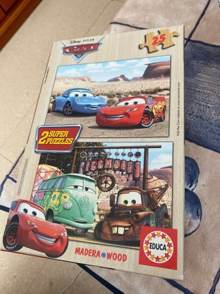 Puzzle Cars 25 piezas Madera Educa