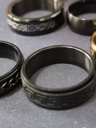 Lote 13 Anillos Varios Diseños y Tallas