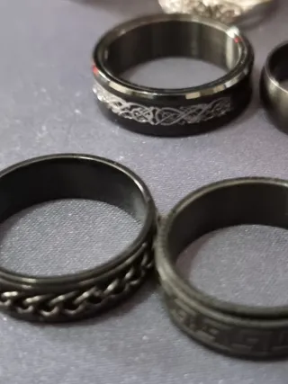 Lote 13 Anillos Varios Diseños y Tallas