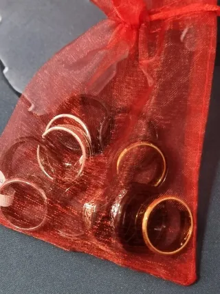 Lote 13 Anillos Varios Diseños y Tallas