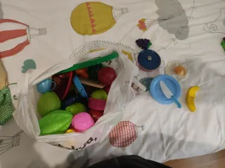 Juguetes Cocina: Plato, Cacerola, Fruta