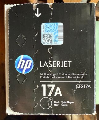 Cartucho Tinta Negra HP 17A CF217A LaserJet Pro