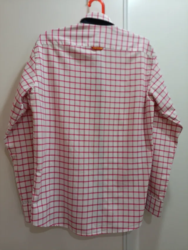 Camisa La Española Cuadros Rosa y Blanco