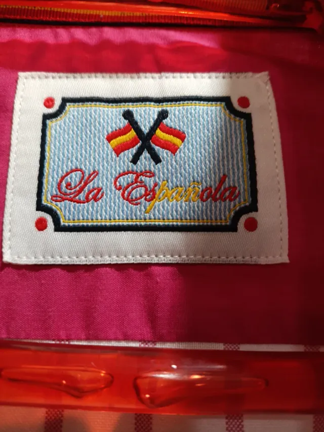 Camisa La Española Cuadros Rosa y Blanco