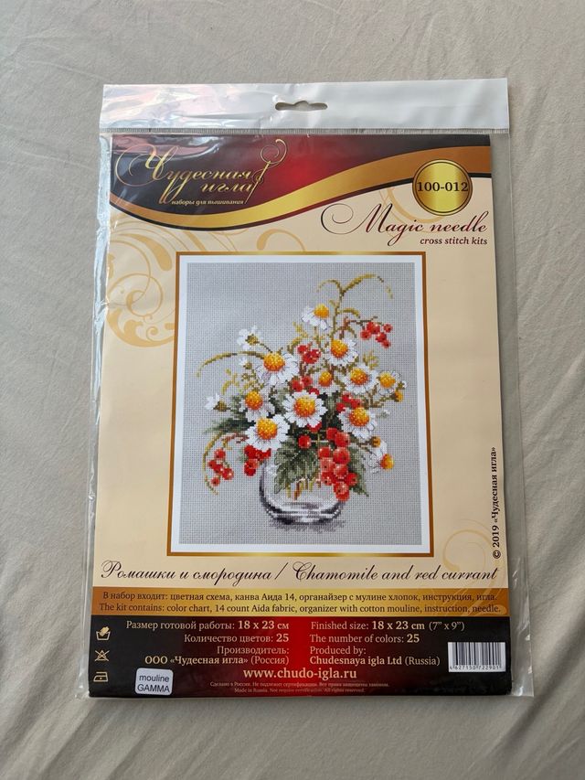Kit punto de cruz Chudesnaya Igla 100-012