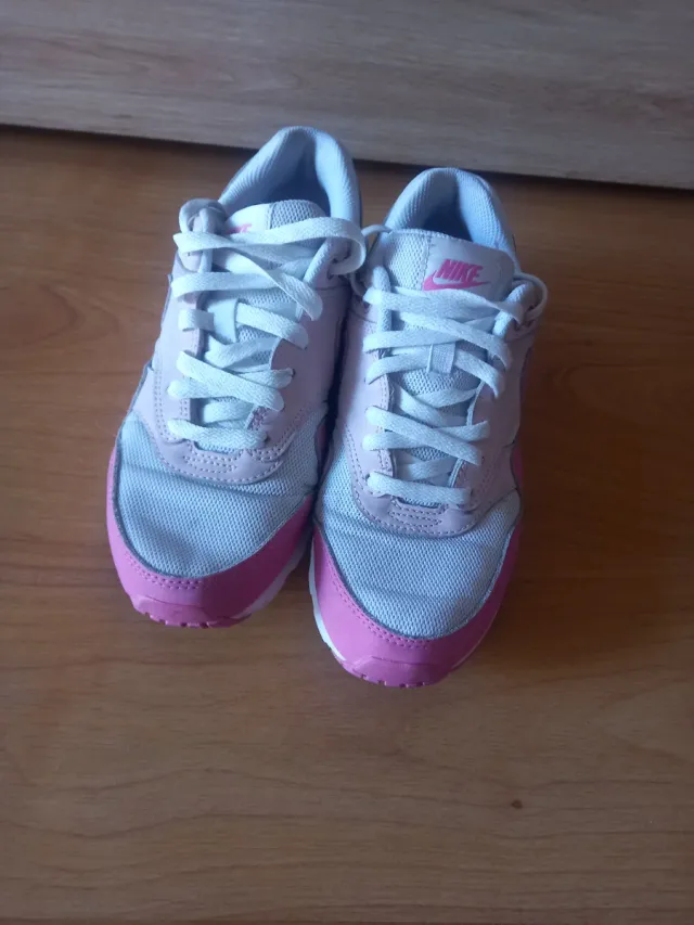 Zapatillas Nike Air Max Mujer Rosa Blancas