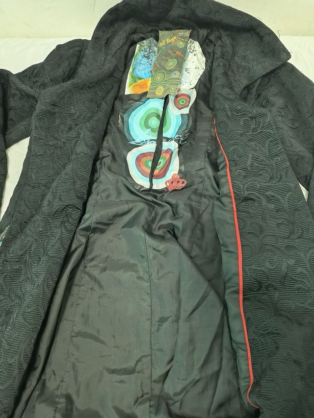 Chaqueta Desigual Negra Multicolor