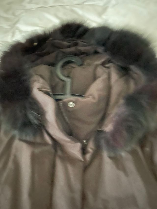 Parka Uniqlo Talla M Marrón