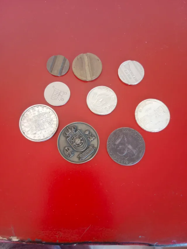 Fichas y monedas antiguas