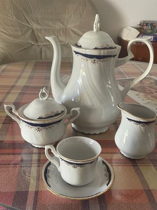 Juego de café 12 piezas porcelana