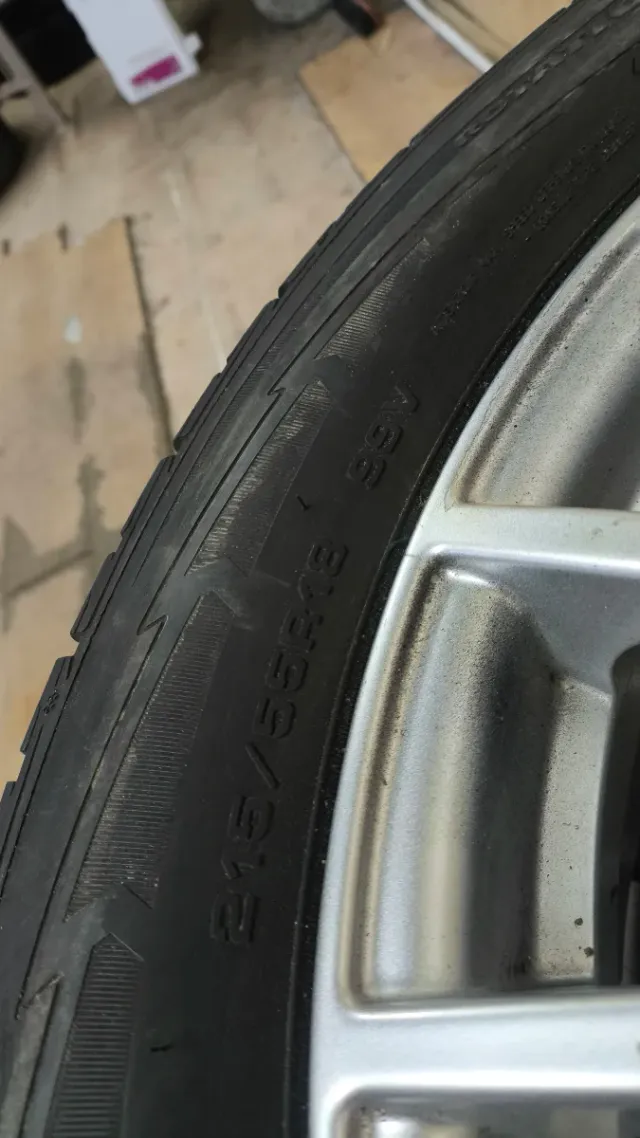 Llantas Mercedes 18 con neumáticos invierno