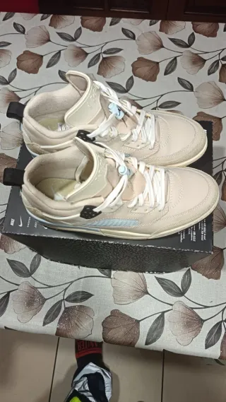 Scarpe Jordan Beige e Blu