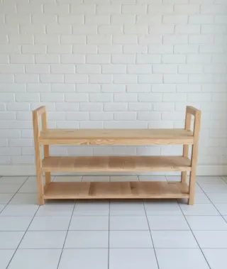 #BANCO ZAPATERO RUSTICO HECHO A MEDIDA