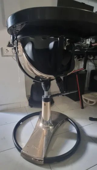 Silla de comer para bebé Bloom color oro