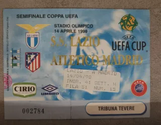 Salvadanaio S.S. Lazio + Biglietto UEFA + Libro