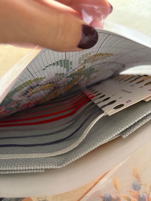 Kit Punto de Cruz Árbol de Manzana