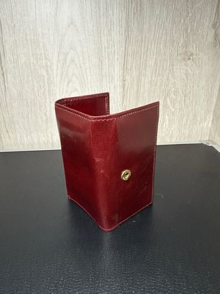 Cartera y Llavero Longines Piel Roja