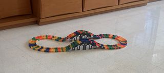 Circuito puzzle 2,55m  con 2 puentes. Compatible.