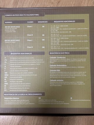 Zapatos de Seguridad FORLI Negros y Amarillos