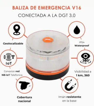 Luz de Emergencia Geolocalizable DGT